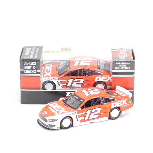 Ryan Blaney 2021 DEX Imaging 1:64 Nascar Diecast W/ Diecast Chassis Rubber Tires - Lionel Racing - AVS Diecast