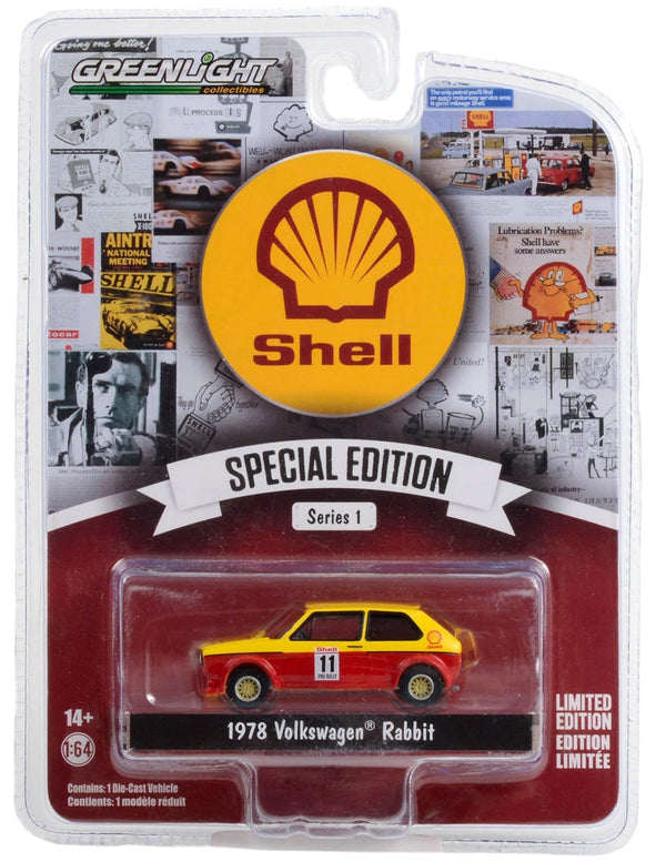 Shell Oil Special Edition 41125-B 1978 Volkswagen Rabbit - Greenlight - AVS Diecast