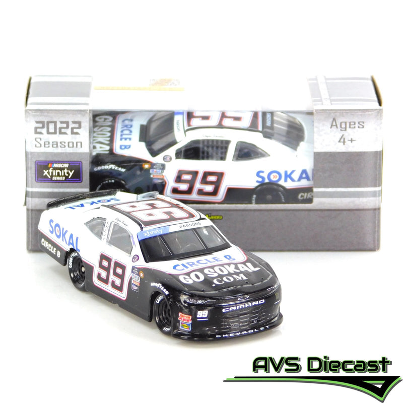 Stefan Parsons 2022 Circle B Diecast GoSocal.com Darlington Throwback 1:64 Nascar Diecast - Lionel Racing - AVS Diecast