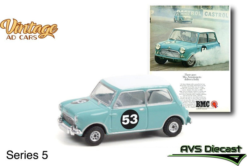 Vintage Ad Cars 39080-B 1967 Morris Mini Cooper S